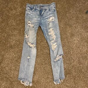 American Eagle Strech Ripped Jeggings